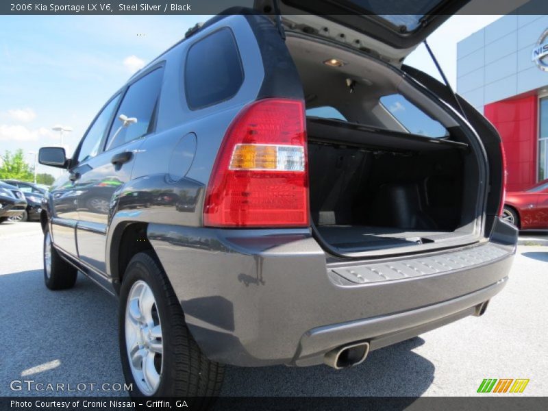 Steel Silver / Black 2006 Kia Sportage LX V6