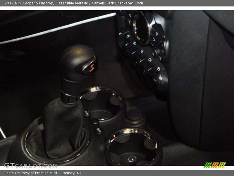 Laser Blue Metallic / Carbon Black Checkered Cloth 2012 Mini Cooper S Hardtop