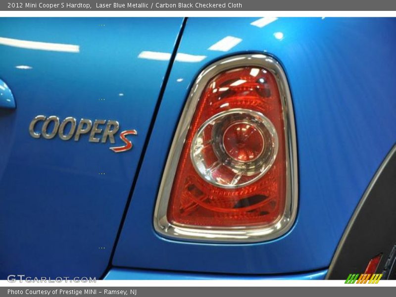 Laser Blue Metallic / Carbon Black Checkered Cloth 2012 Mini Cooper S Hardtop