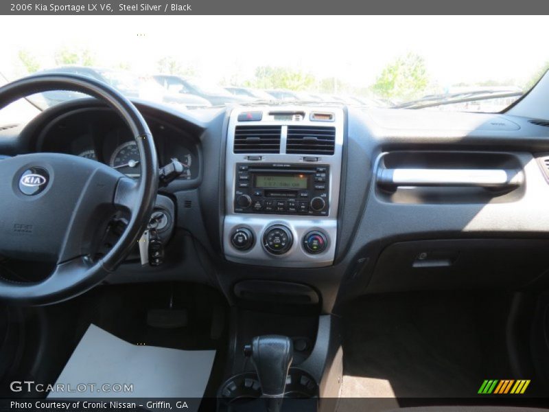 Steel Silver / Black 2006 Kia Sportage LX V6