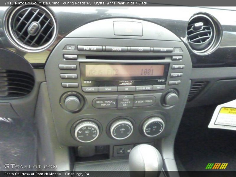 Controls of 2013 MX-5 Miata Grand Touring Roadster
