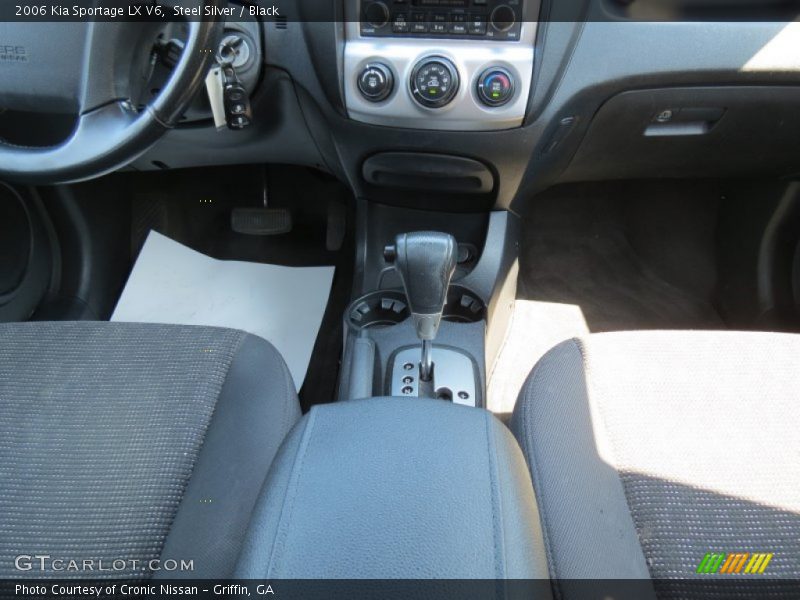 Steel Silver / Black 2006 Kia Sportage LX V6