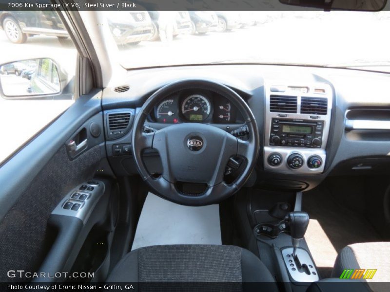 Steel Silver / Black 2006 Kia Sportage LX V6