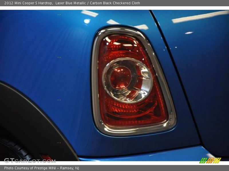Laser Blue Metallic / Carbon Black Checkered Cloth 2012 Mini Cooper S Hardtop
