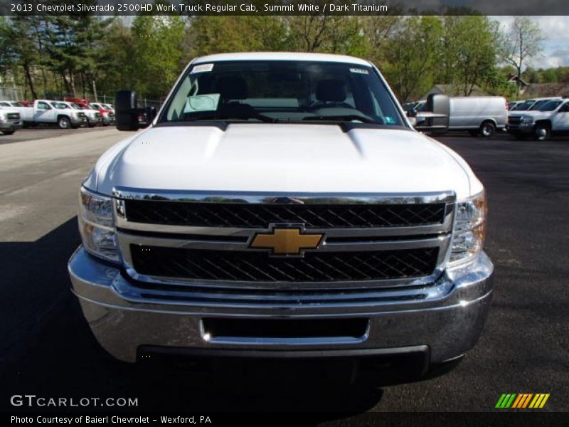 Summit White / Dark Titanium 2013 Chevrolet Silverado 2500HD Work Truck Regular Cab