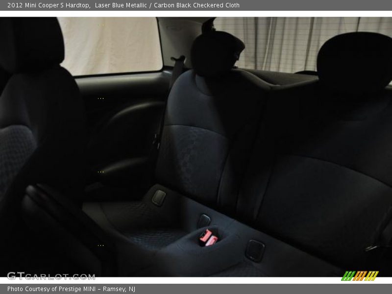 Laser Blue Metallic / Carbon Black Checkered Cloth 2012 Mini Cooper S Hardtop