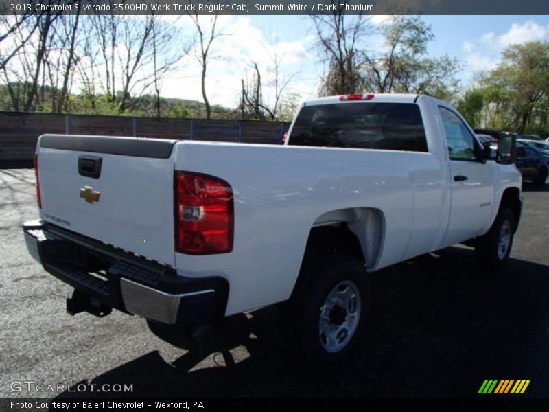 Summit White / Dark Titanium 2013 Chevrolet Silverado 2500HD Work Truck Regular Cab