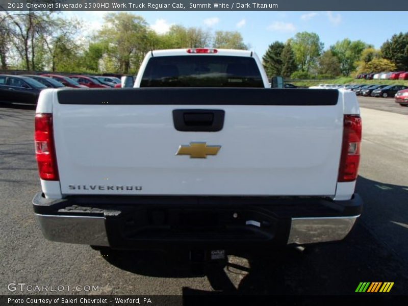 Summit White / Dark Titanium 2013 Chevrolet Silverado 2500HD Work Truck Regular Cab