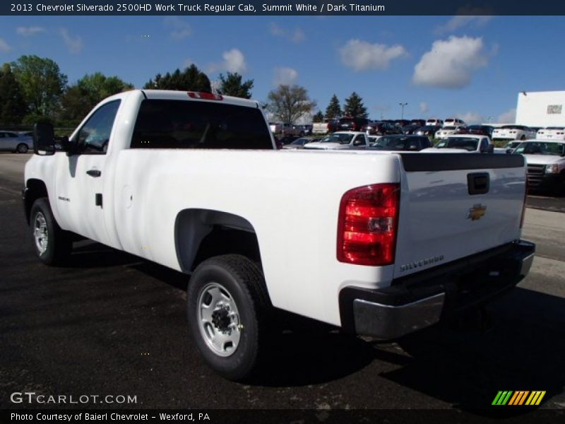 Summit White / Dark Titanium 2013 Chevrolet Silverado 2500HD Work Truck Regular Cab