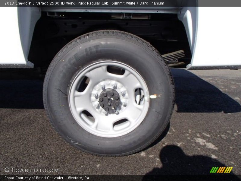 Summit White / Dark Titanium 2013 Chevrolet Silverado 2500HD Work Truck Regular Cab