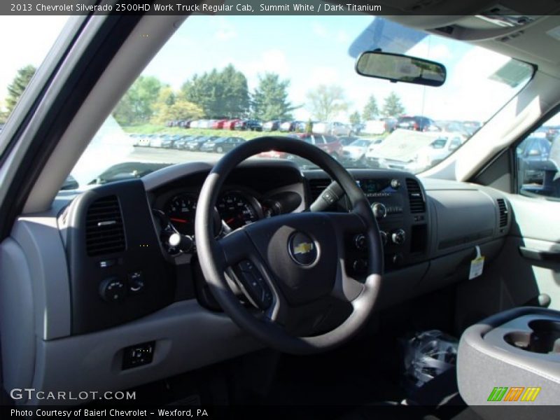 Summit White / Dark Titanium 2013 Chevrolet Silverado 2500HD Work Truck Regular Cab