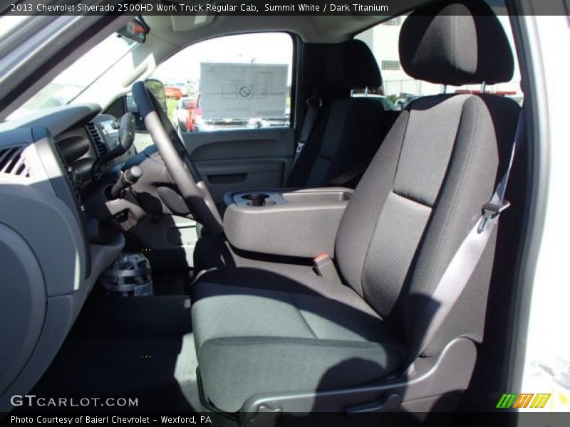 Summit White / Dark Titanium 2013 Chevrolet Silverado 2500HD Work Truck Regular Cab