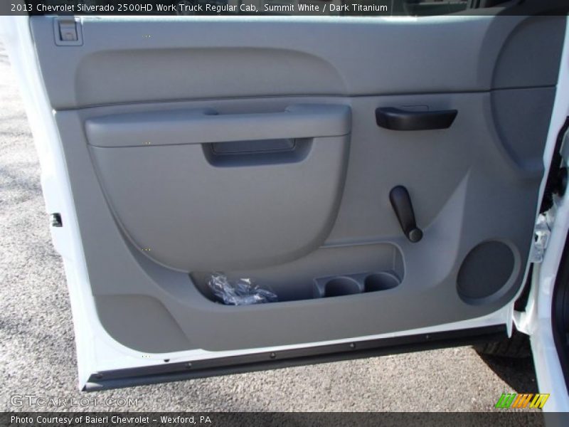 Summit White / Dark Titanium 2013 Chevrolet Silverado 2500HD Work Truck Regular Cab