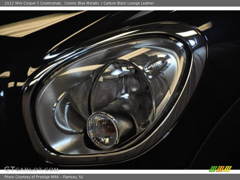 Cosmic Blue Metallic / Carbon Black Lounge Leather 2012 Mini Cooper S Countryman