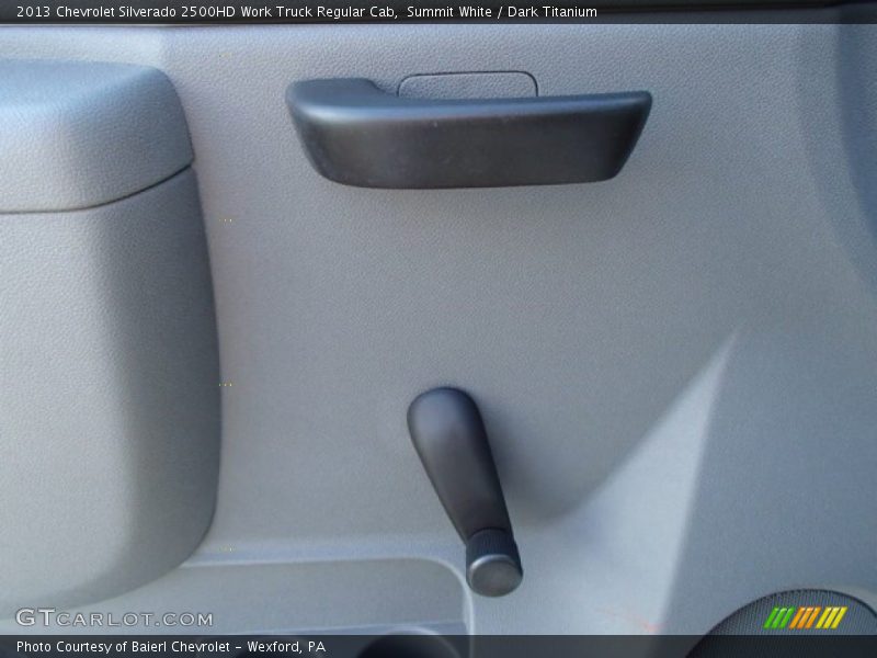 Summit White / Dark Titanium 2013 Chevrolet Silverado 2500HD Work Truck Regular Cab