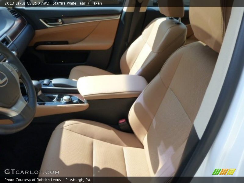 Starfire White Pearl / Flaxen 2013 Lexus GS 350 AWD