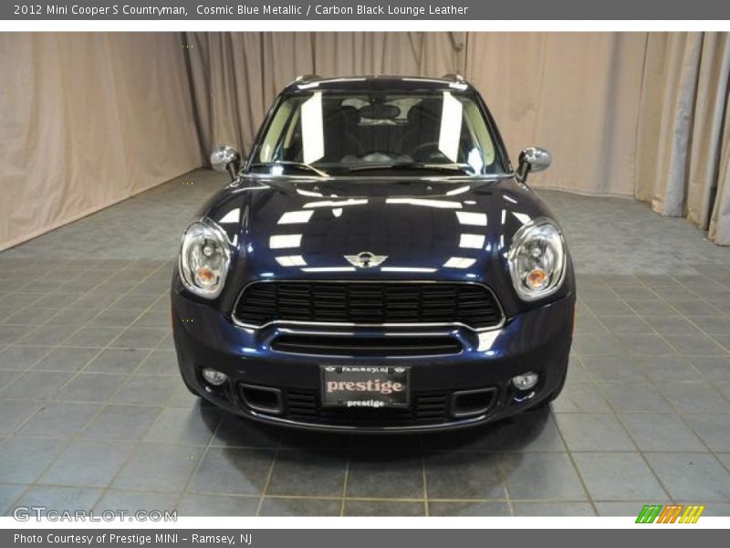 Cosmic Blue Metallic / Carbon Black Lounge Leather 2012 Mini Cooper S Countryman