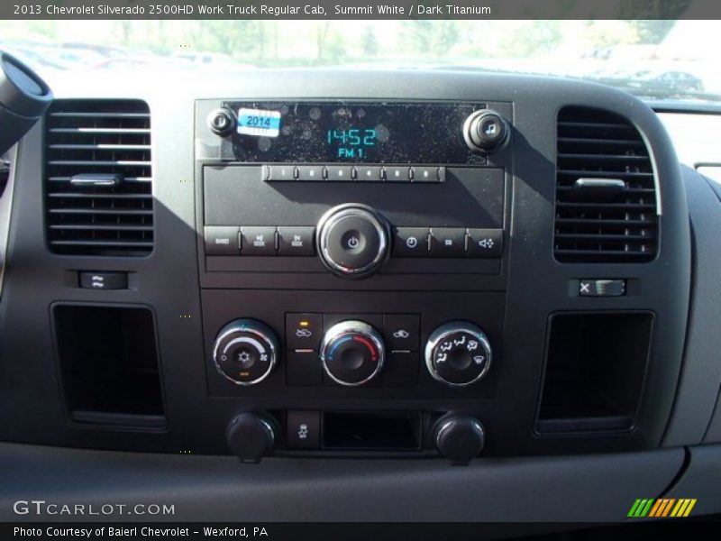 Summit White / Dark Titanium 2013 Chevrolet Silverado 2500HD Work Truck Regular Cab