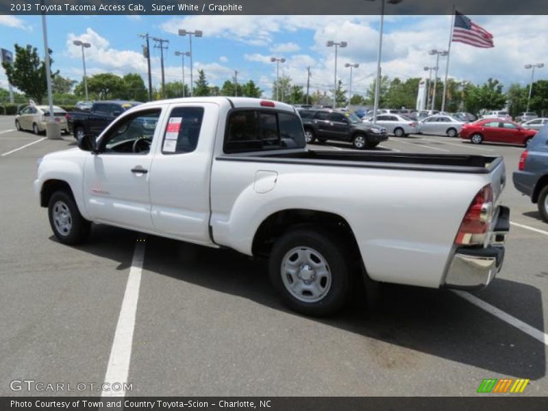 Super White / Graphite 2013 Toyota Tacoma Access Cab