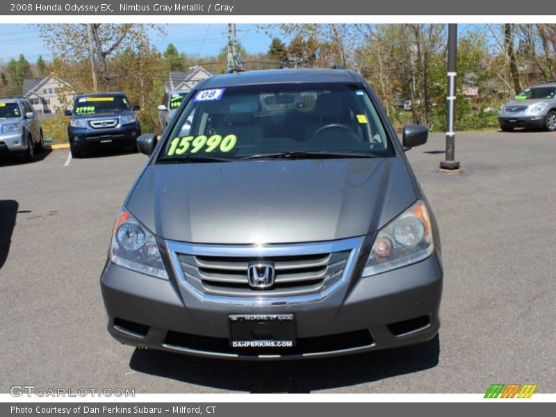 Nimbus Gray Metallic / Gray 2008 Honda Odyssey EX