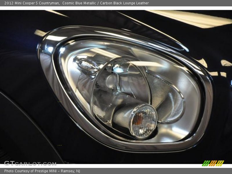 Cosmic Blue Metallic / Carbon Black Lounge Leather 2012 Mini Cooper S Countryman