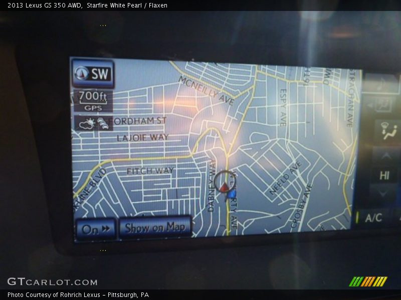 Starfire White Pearl / Flaxen 2013 Lexus GS 350 AWD