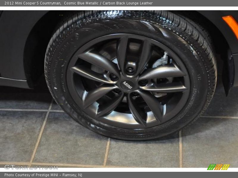 Cosmic Blue Metallic / Carbon Black Lounge Leather 2012 Mini Cooper S Countryman