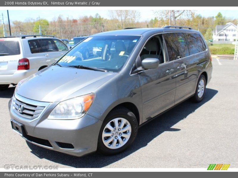 Nimbus Gray Metallic / Gray 2008 Honda Odyssey EX