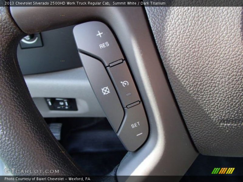 Summit White / Dark Titanium 2013 Chevrolet Silverado 2500HD Work Truck Regular Cab
