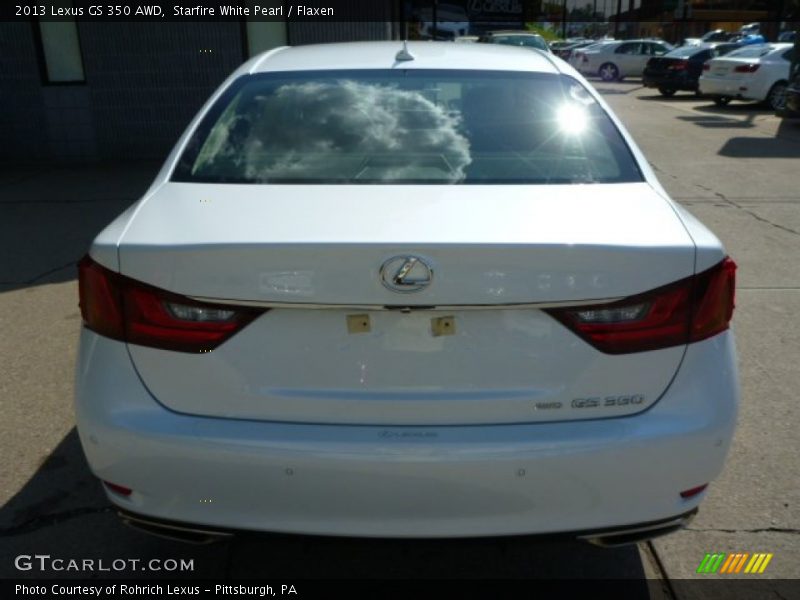 Starfire White Pearl / Flaxen 2013 Lexus GS 350 AWD