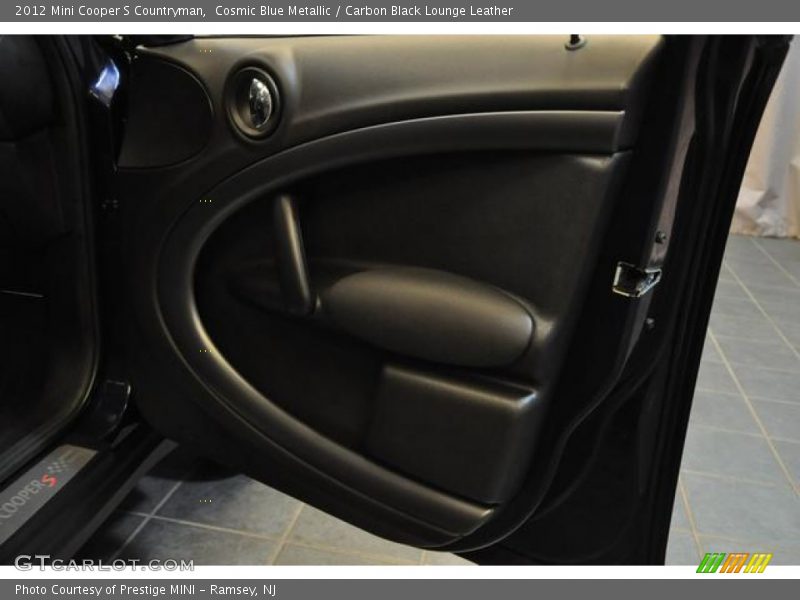 Cosmic Blue Metallic / Carbon Black Lounge Leather 2012 Mini Cooper S Countryman
