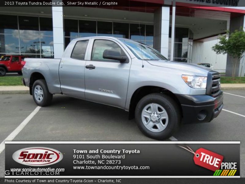 Silver Sky Metallic / Graphite 2013 Toyota Tundra Double Cab
