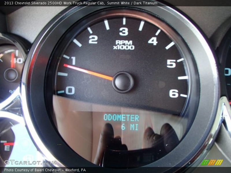 Summit White / Dark Titanium 2013 Chevrolet Silverado 2500HD Work Truck Regular Cab