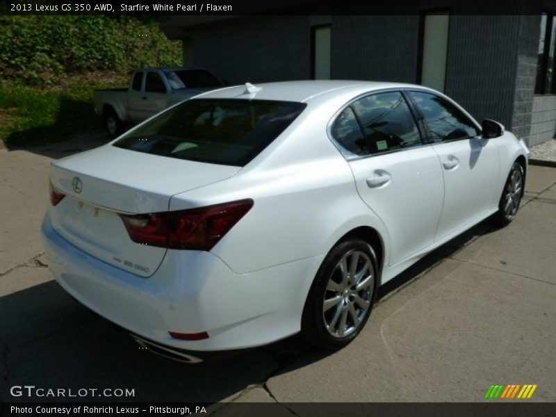 Starfire White Pearl / Flaxen 2013 Lexus GS 350 AWD