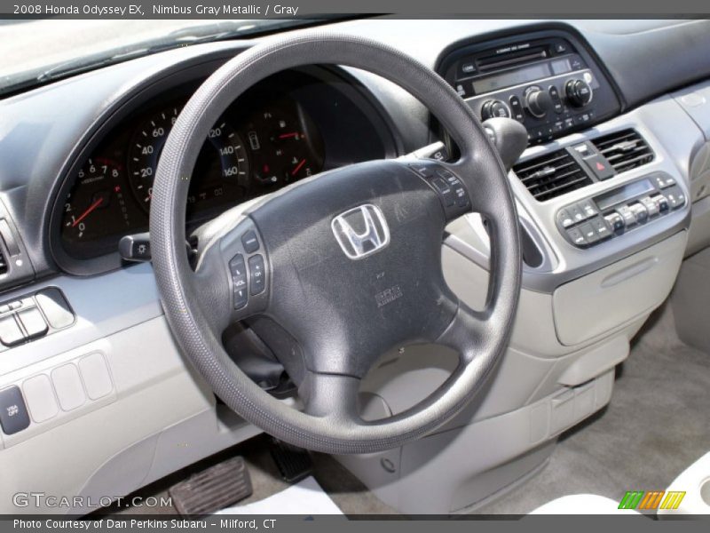 Nimbus Gray Metallic / Gray 2008 Honda Odyssey EX