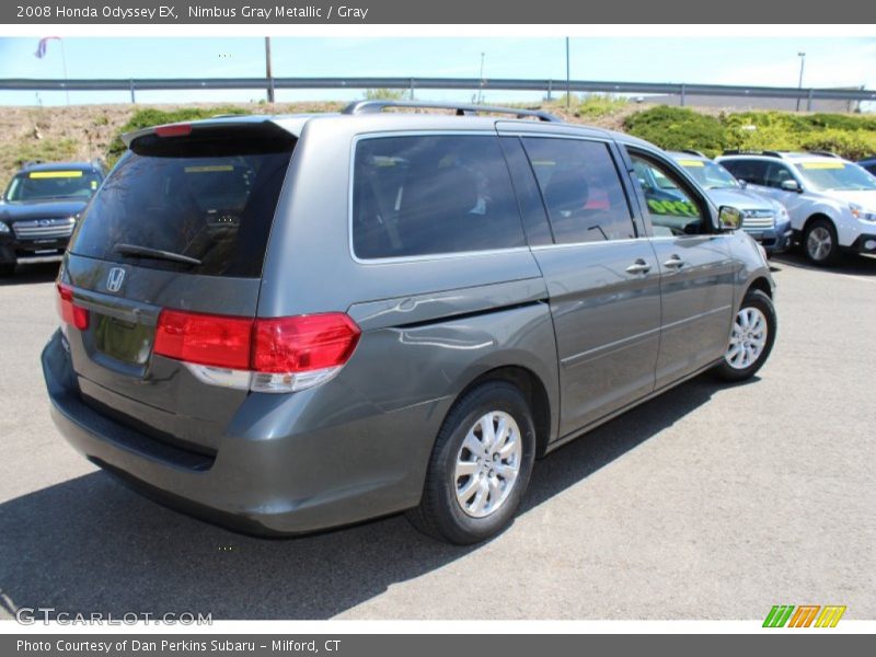 Nimbus Gray Metallic / Gray 2008 Honda Odyssey EX