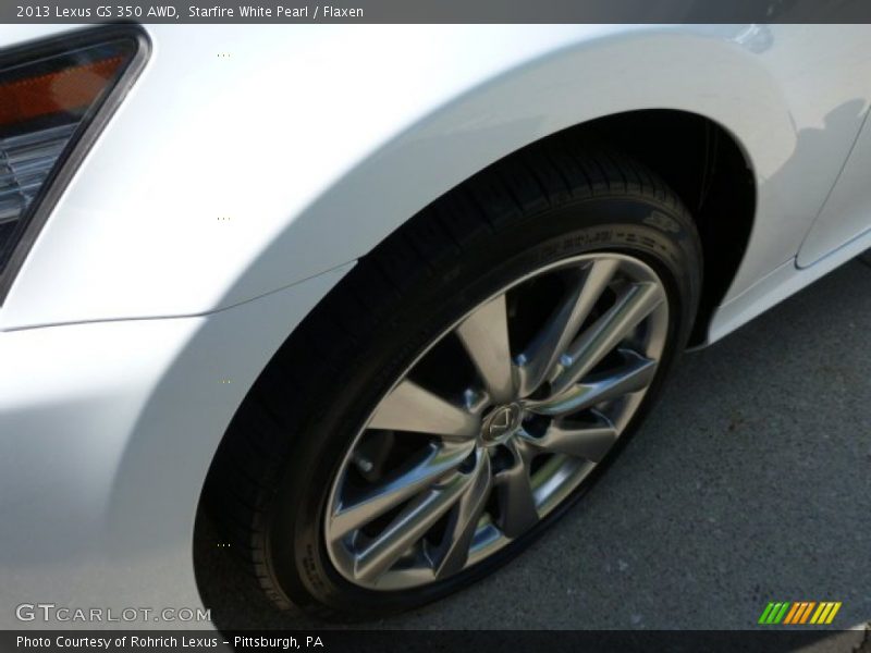 Starfire White Pearl / Flaxen 2013 Lexus GS 350 AWD