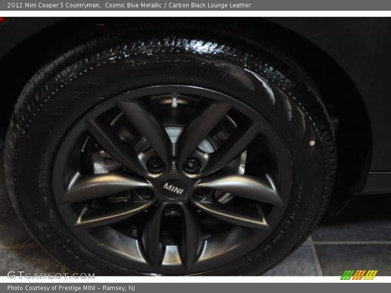 Cosmic Blue Metallic / Carbon Black Lounge Leather 2012 Mini Cooper S Countryman