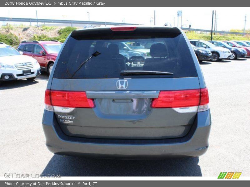 Nimbus Gray Metallic / Gray 2008 Honda Odyssey EX