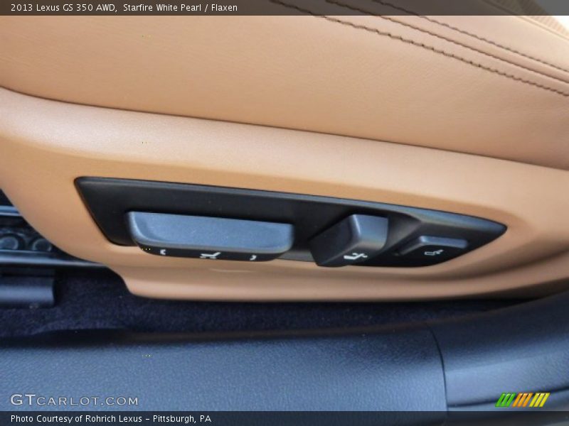 Starfire White Pearl / Flaxen 2013 Lexus GS 350 AWD