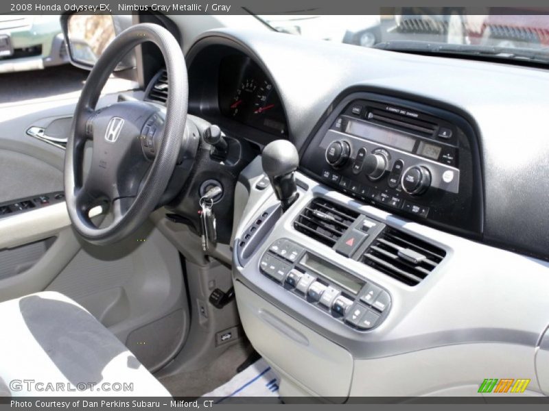 Nimbus Gray Metallic / Gray 2008 Honda Odyssey EX