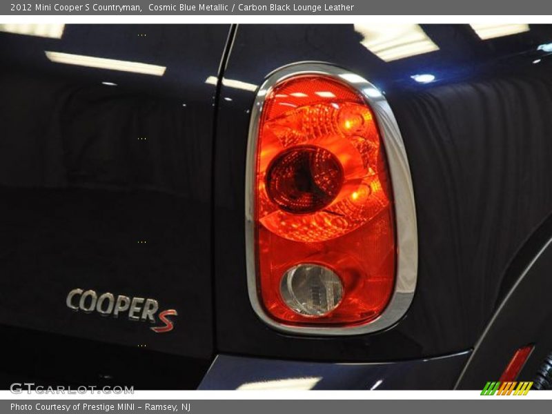 Cosmic Blue Metallic / Carbon Black Lounge Leather 2012 Mini Cooper S Countryman