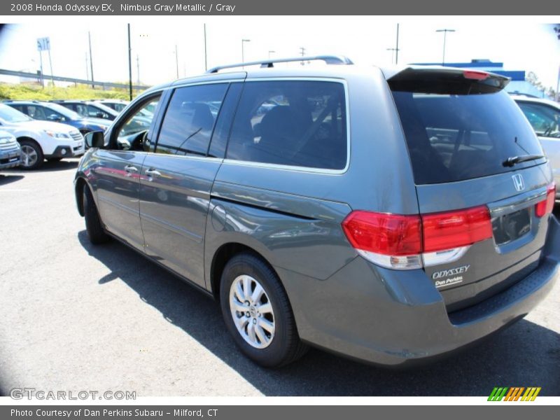 Nimbus Gray Metallic / Gray 2008 Honda Odyssey EX