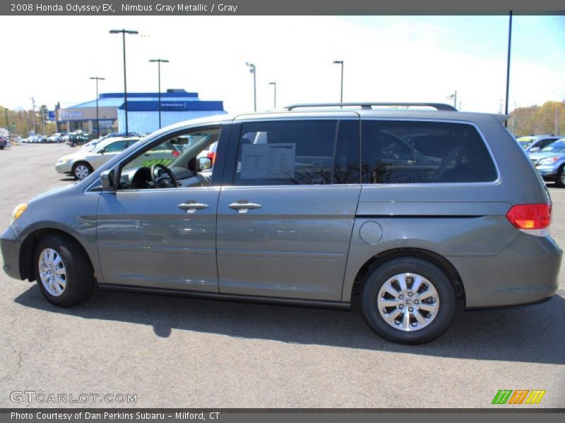 Nimbus Gray Metallic / Gray 2008 Honda Odyssey EX
