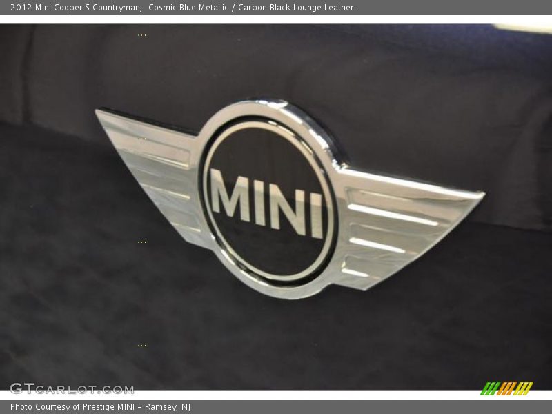 Cosmic Blue Metallic / Carbon Black Lounge Leather 2012 Mini Cooper S Countryman
