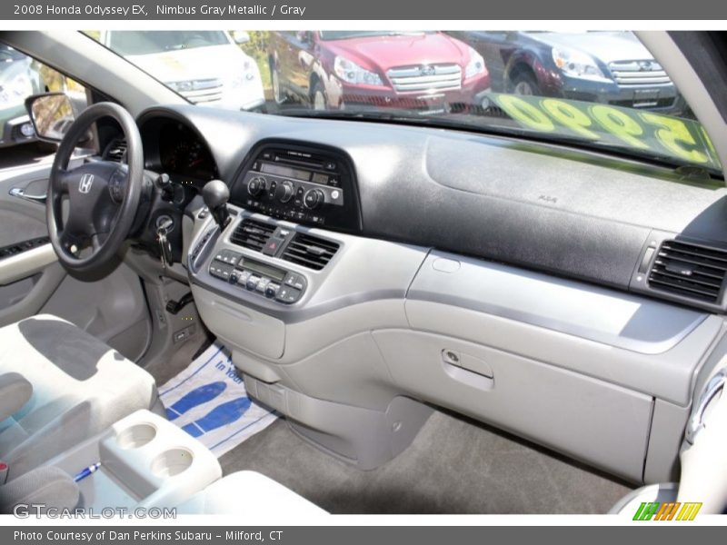 Nimbus Gray Metallic / Gray 2008 Honda Odyssey EX