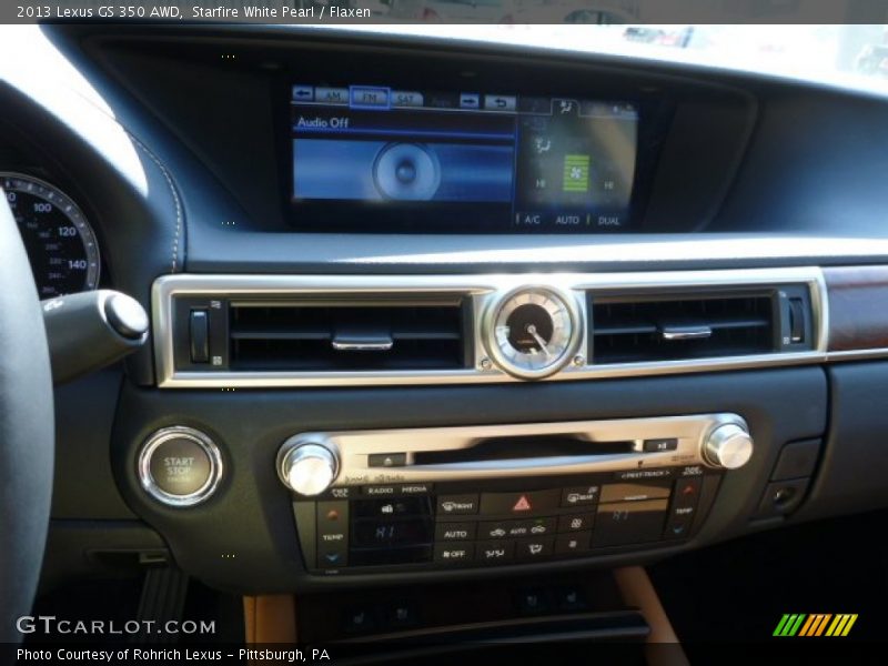 Starfire White Pearl / Flaxen 2013 Lexus GS 350 AWD