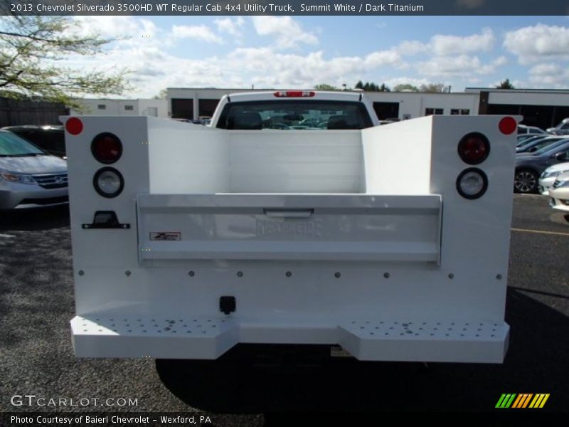 Summit White / Dark Titanium 2013 Chevrolet Silverado 3500HD WT Regular Cab 4x4 Utility Truck