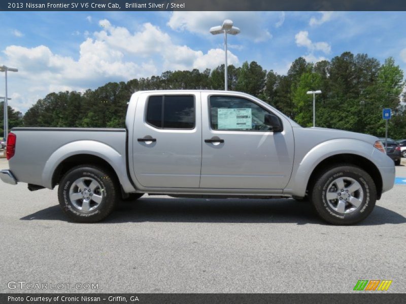 Brilliant Silver / Steel 2013 Nissan Frontier SV V6 Crew Cab