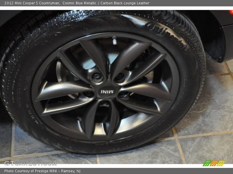 Cosmic Blue Metallic / Carbon Black Lounge Leather 2012 Mini Cooper S Countryman